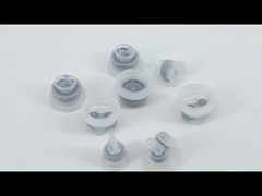 30mm PE Euro Cap Plastic Closure For Medical Infusion Bottle Or Bag Plastic Cap Assembly